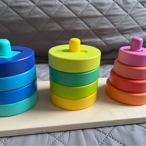Colorful Stacking Ring Toy Set
